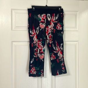 Derek Lam IOC + Athleta floral athletic leggings size Medium